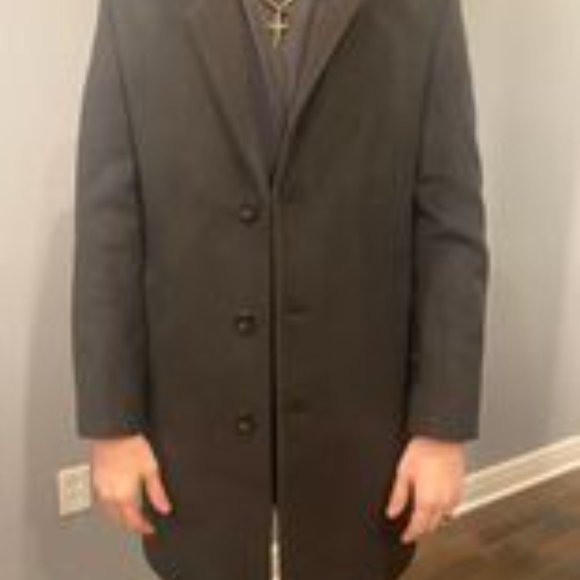 BRAND NEW NEVER WORN Michael Kors Men's Madison Wool Blend Modern-Fit Overcoat - Picture 12 of 17